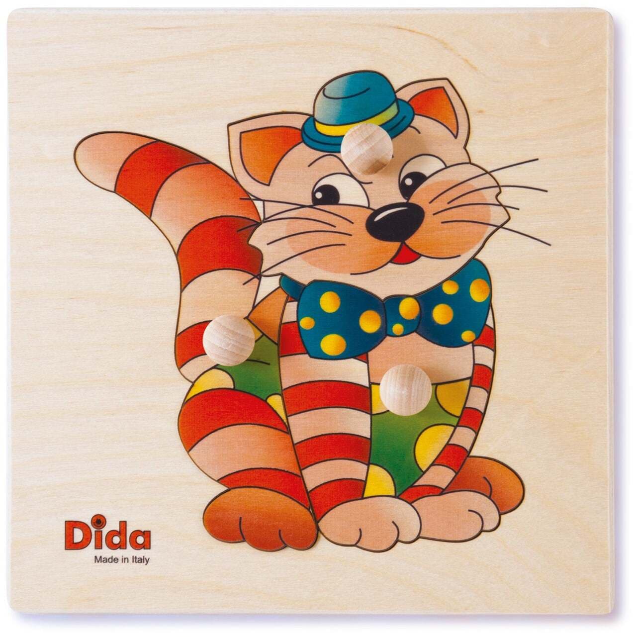 Puzzle Gatto in Legno Gioco per Bambini Dida in Puzzle di legno Dida - Ragusa, commercioVirtuoso.it