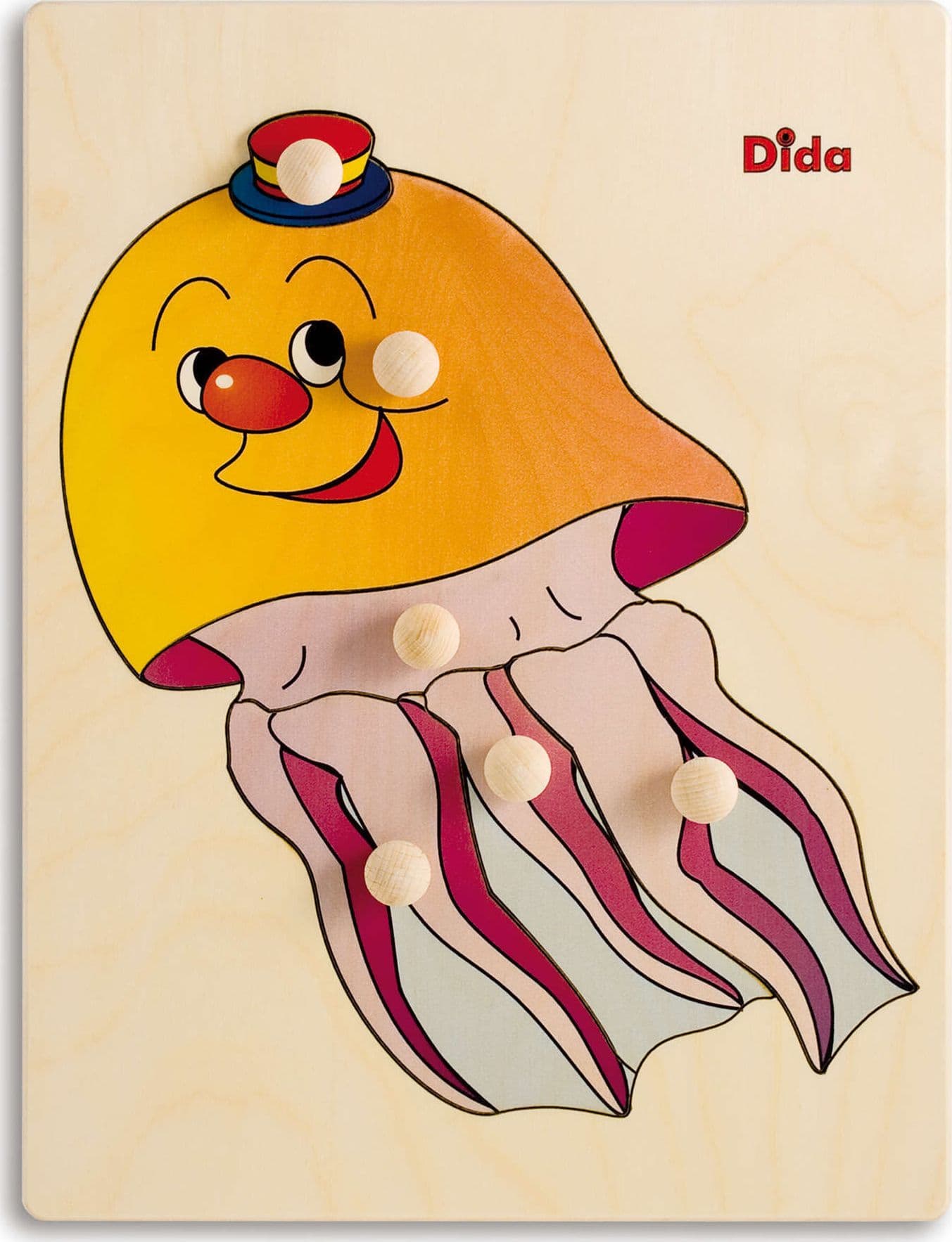Puzzle Medusa in Legno Gioco per Bambini Dida