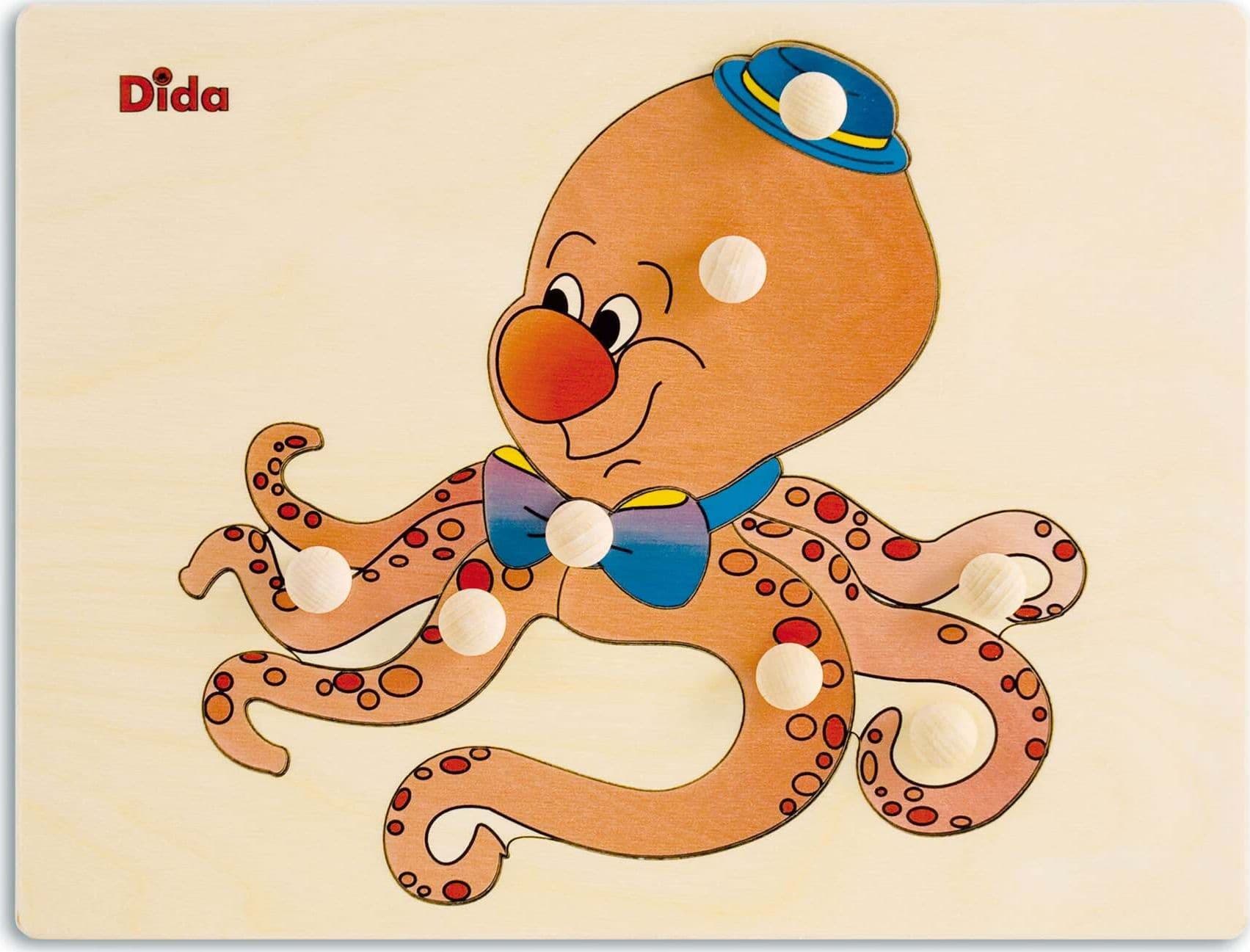 Puzzle Polpo in Legno Gioco per Bambini Dida in Puzzle di legno Dida - Ragusa, commercioVirtuoso.it