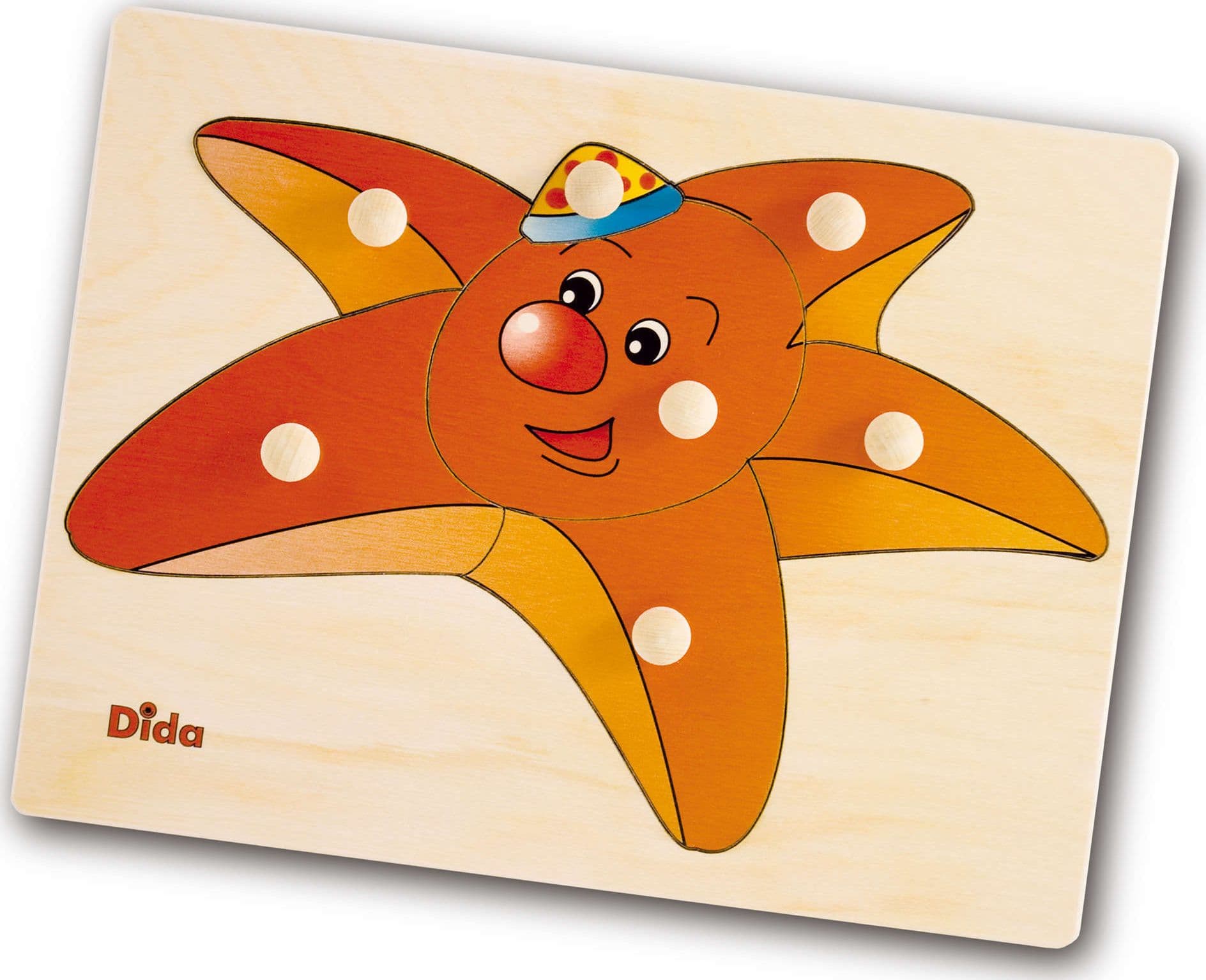 Puzzle Stella Marina in Legno Gioco per Bambini Dida in Puzzle di legno Dida - Ragusa, commercioVirtuoso.it