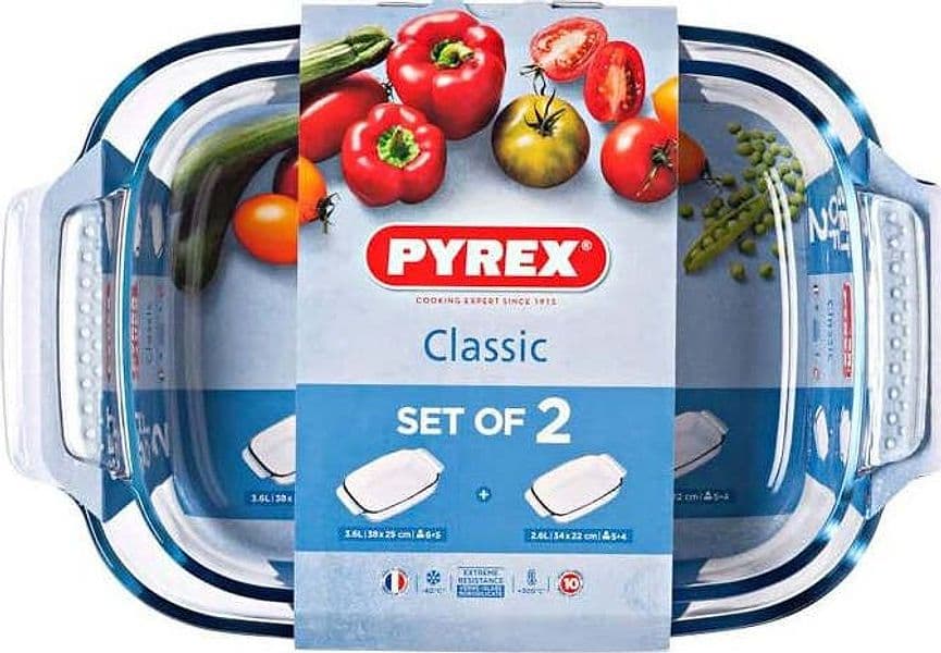 Pyrex Set 2 pirofile Pyrex 912S969/7043 Casa e cucina/Pentole padelle e pirofile/Pirofile/Casseruole da forno Scontolo.net - Potenza, Commerciovirtuoso.it