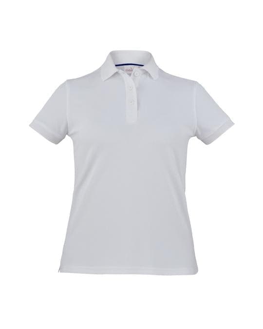 Polo Susan Bianco Polo Donna Elasticizzata Tessuto Tecnico Piquet Traspirante in Uniformi sanitarie - giacche Dresswork - Como, commercioVirtuoso.it