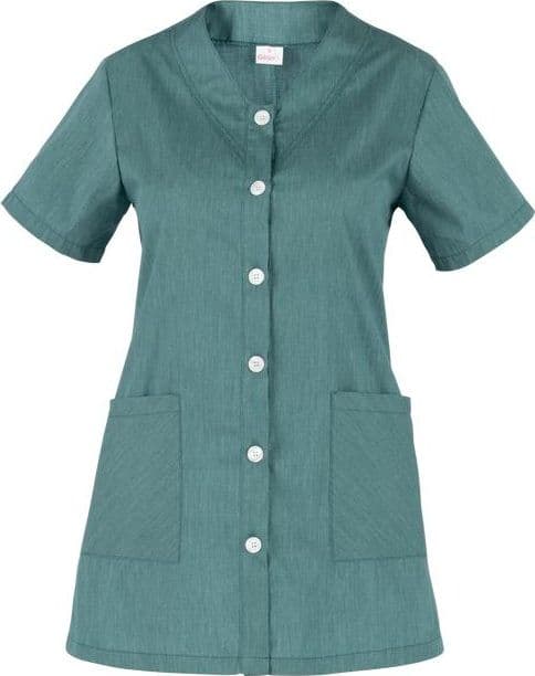 Casacca Camelia Verde Casacca Donna Manica Corta Cucina Pulizie Asilo in Grembiuli Dresswork - Como, commercioVirtuoso.it