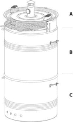 Q.BO---BARBECUE-BARREL-A-CARBONELLA-CON-AFFUMICATOIO-3IN1