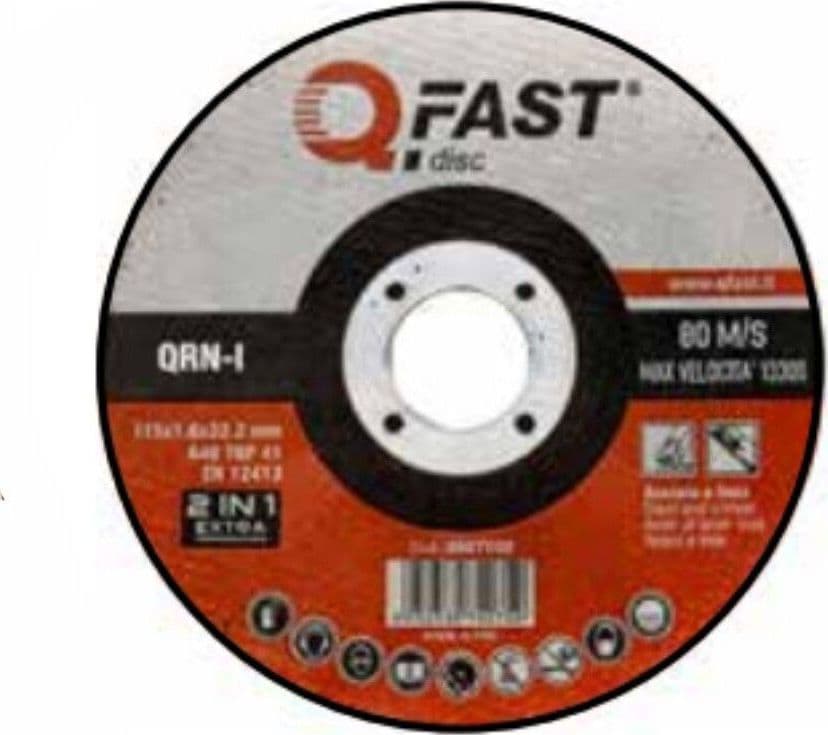 QFAST---DISCO-DA-TAGLIO-PER-ACCIAIO-INOX/METALLO-Ø115x1,0x22.2MM