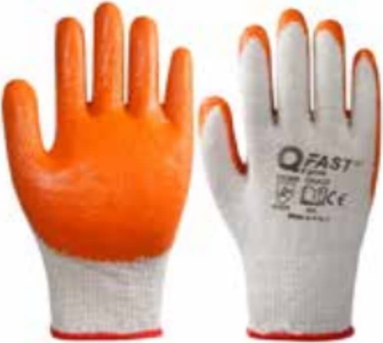 QFAST---GUANTO-IN-LATTICE-LISCIO---POLIESTERE-SPALMATO-IN-LATTICE-SENZA-CUCITURE---TAGLIA-M