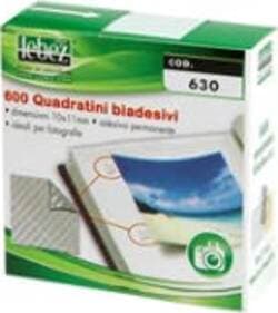 Quadratini biadesivi per foto - 10 mm x 11 mm - trasparente - Lebez - conf. 600 pezzi Fai da te/Ferramenta/Adesivi e sigillanti/Nastro adesivo/Nastro di montaggio Eurocartuccia - Pavullo, Commerciovirtuoso.it