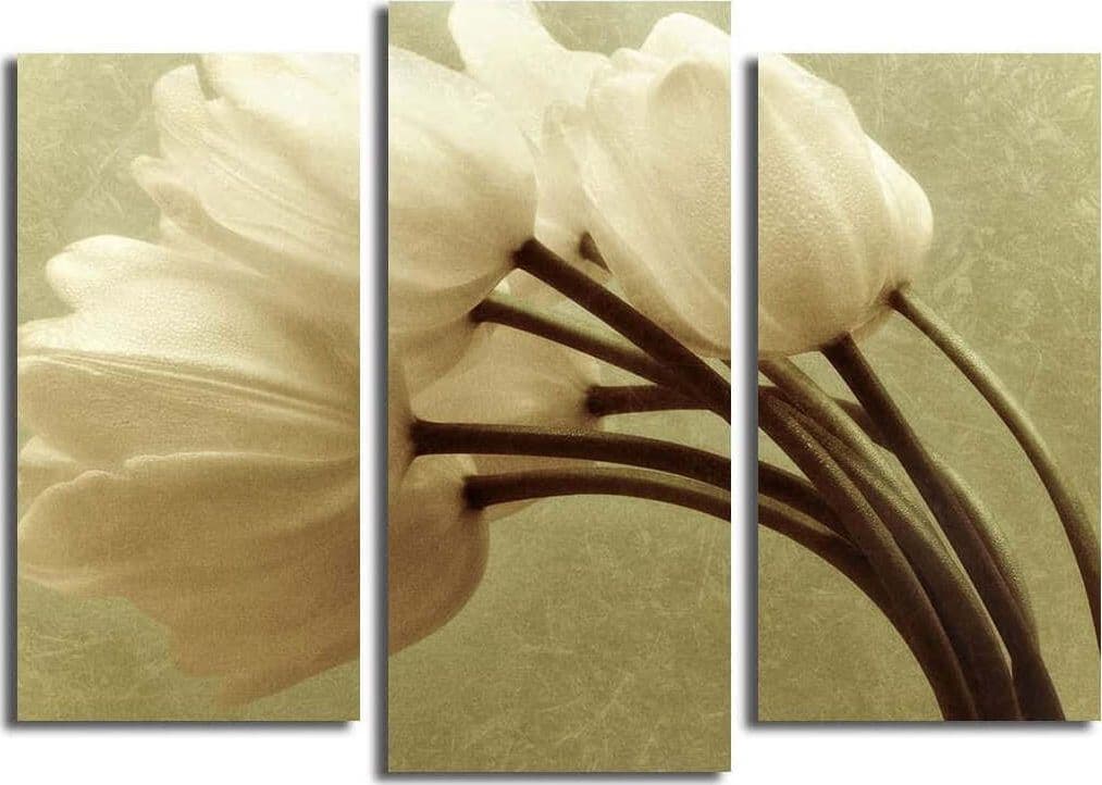 Quadro decorativo su tela Fiori 3 pezzi 3patk-1 Casa e cucina/Decorazioni per interni/Arte/Poster e stampe Scontolo.net - Potenza, Commerciovirtuoso.it