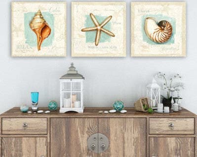 Quadro Decorativo tela 3 pezzi 30x30 cm Casa e cucina/Decorazioni per interni/Arte/Poster e stampe Scontolo.net - Potenza, Commerciovirtuoso.it