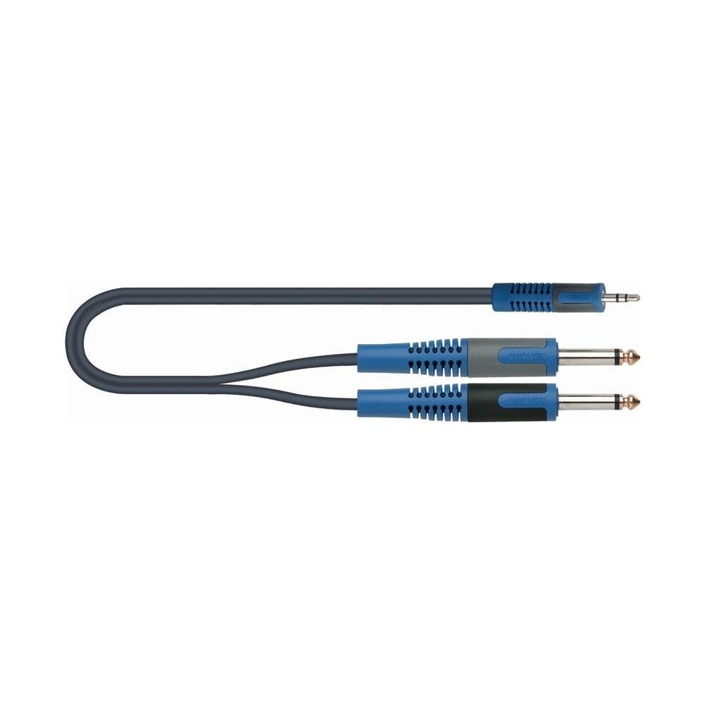 Quiklok-Cavo-adattatore-Cavo-ROKSOLID-RKSA140-2m-j.3,5st-2-j.mon-Quik-Lok