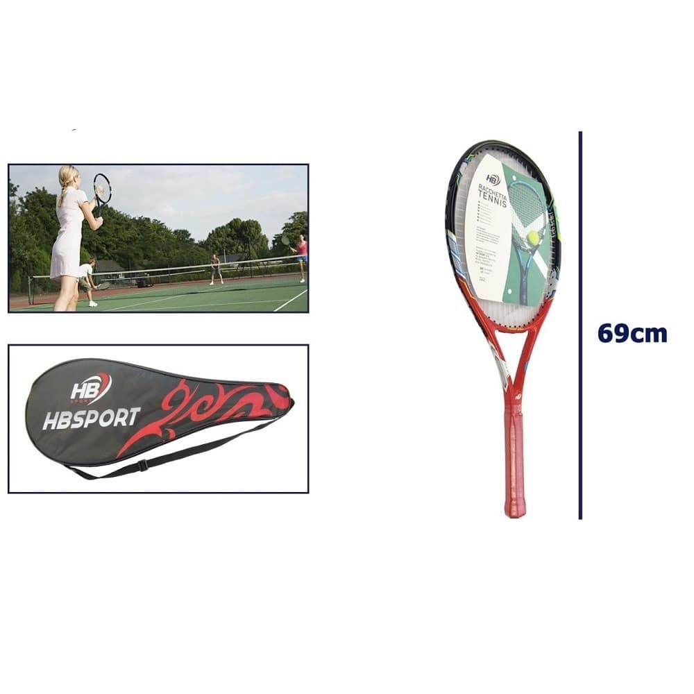 Racchetta Da Tennis 69 Cm Rossa Resistente Allenamento Con Borsa Trasporto 06037 Sport e Tempo Libero > Tennis e Ping Pong > Sport Trade Shop italia - Napoli, Commerciovirtuoso.it