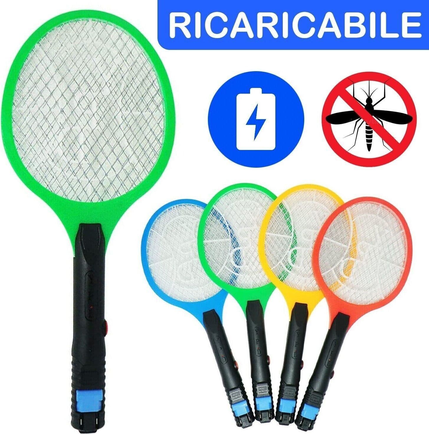 RACCHETTA ELETTRICA AMMAZZA INSETTI MOSCHE ZANZARE RICARICABILE 220V Giardino e giardinaggio/Giardinaggio/Prodotti fitosanitari e pesticidi/Accessori/Lampadine fulmina-insetti di ricambio Zencoccostore - Formia, Commerciovirtuoso.it