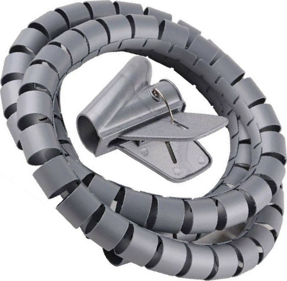 Raccogli Cavo Spiralato Organizer Copri Fili Cavi Elettrici 2,5cm X 1,5mt Grigio Fai da te/Materiale elettrico/Gestione del cavo/Guaine per cavi Trade Shop italia - Napoli, Commerciovirtuoso.it