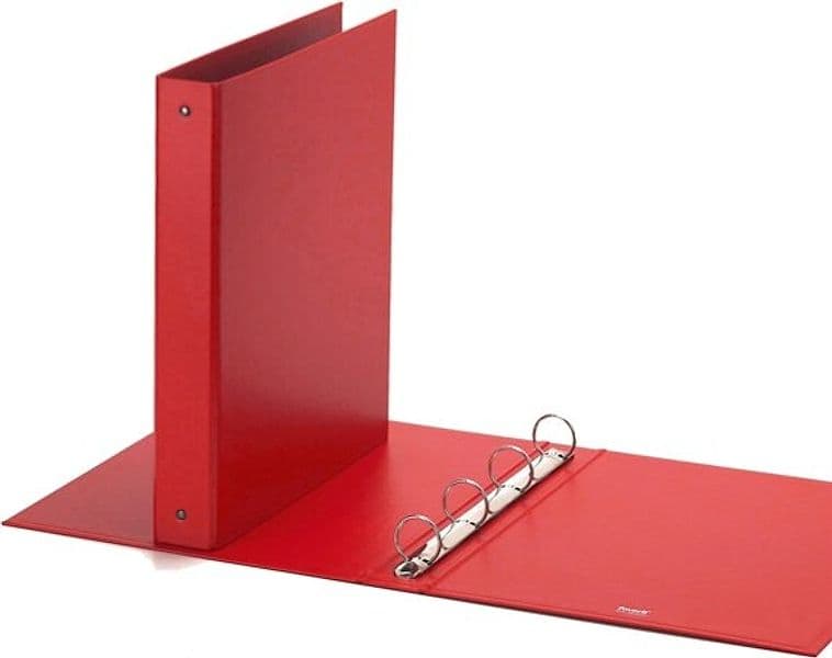 Raccoglitore Europa - 4 anelli tondi 30 mm - dorso 4 cm - 22x30 cm - rosso - Favorit Cancelleria e prodotti per ufficio/Archivio ufficio e accessori per scrivania/Raccoglitori e accessori per raccoglitori/Raccoglitori/Raccoglitori ad anelli Eurocartuccia - Pavullo, Commerciovirtuoso.it