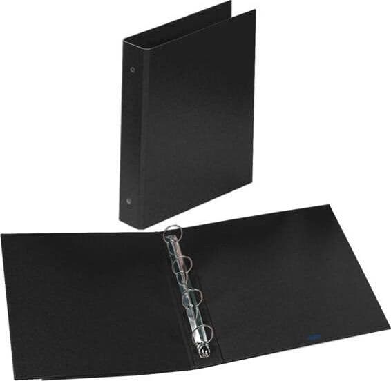 Raccoglitore Europa - 4 anelli tondi 50 mm - dorso 6 cm - 22x30 cm - nero - Favorit Cancelleria e prodotti per ufficio/Archivio ufficio e accessori per scrivania/Raccoglitori e accessori per raccoglitori/Raccoglitori/Raccoglitori ad anelli Eurocartuccia - Pavullo, Commerciovirtuoso.it