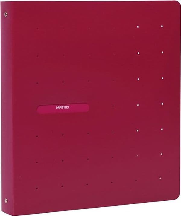 Raccoglitore Matrix - 4 anelli tondi 30 mm - dorso 4 cm - 22x30 cm - PPL - rosso porpora - Favorit Cancelleria e prodotti per ufficio/Archivio ufficio e accessori per scrivania/Raccoglitori e accessori per raccoglitori/Raccoglitori/Raccoglitori ad anelli Eurocartuccia - Pavullo, Commerciovirtuoso.it