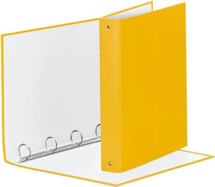 Raccoglitore Meeting - 4 anelli tondi 30 mm - dorso 4 cm - 22x30 cm - PPL - giallo - Esselte Cancelleria e prodotti per ufficio/Archivio ufficio e accessori per scrivania/Raccoglitori e accessori per raccoglitori/Raccoglitori/Raccoglitori ad anelli Eurocartuccia - Pavullo, Commerciovirtuoso.it
