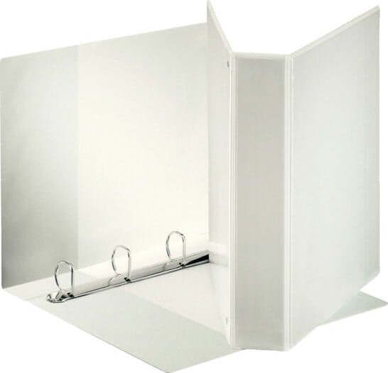 Raccoglitore personalizzabile Display - 4 anelli a D 50 mm - dorso 7 1 cm 22x30 cm - bianco - Esselte