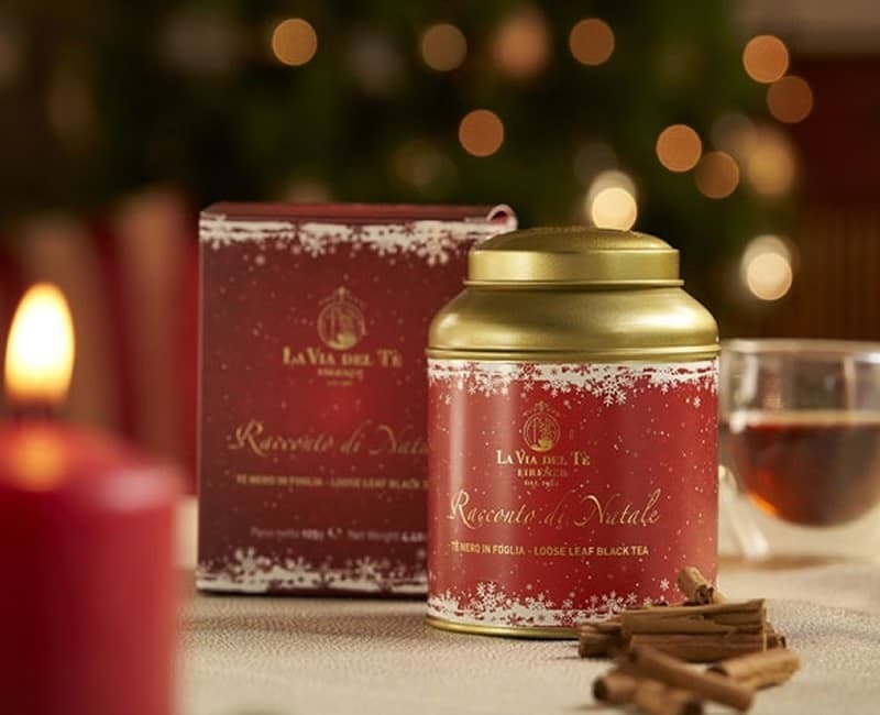 Racconto di Natale - Miscela di Tè Nero in Lattina Regalo Alimentari e cura della casa/Caffè tè e bevande/Tè e tisane/Tè nero MariTea bottega del Tè - Lodi, Commerciovirtuoso.it