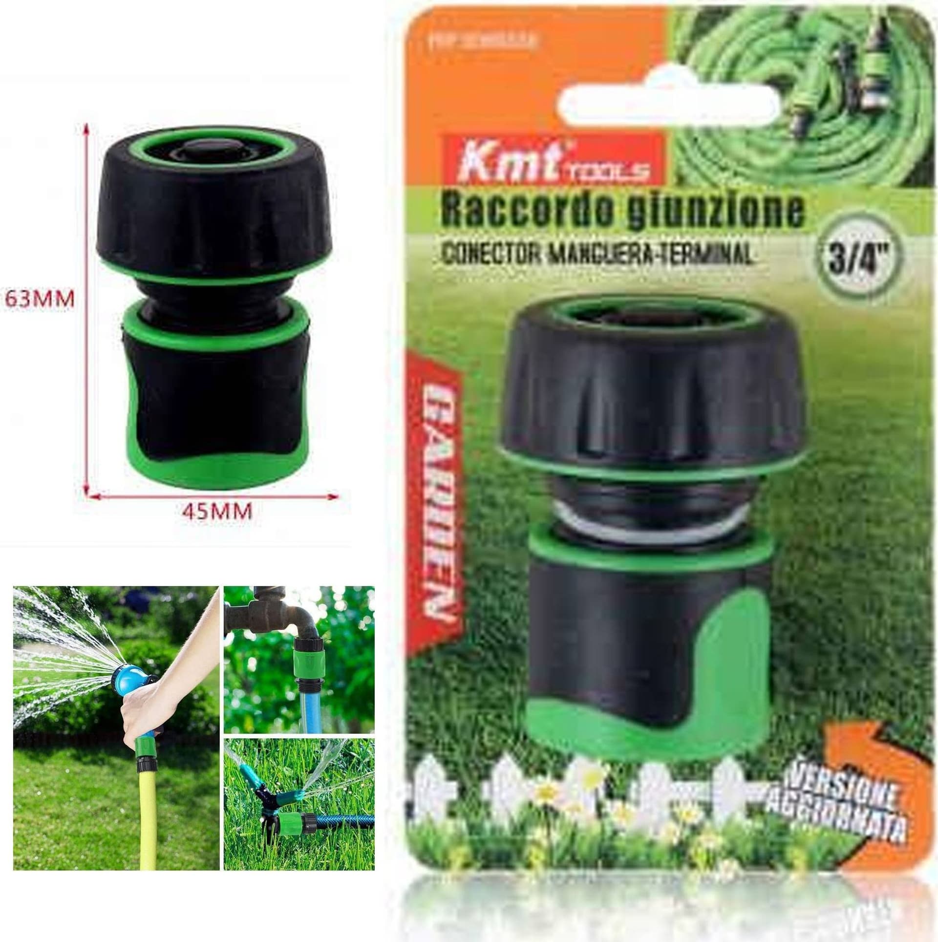 Raccordo A Innesto Attacco Rapido Per Tubo Acqua Irrigazione Giardino 19mm 3/4 Articoli da Giardino > Attrezzi da giardino > Irrigatori Trade Shop italia - Napoli, Commerciovirtuoso.it