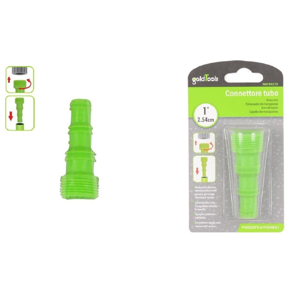 Raccordo Connettore Tubo Con Filetto Da 1? Maschio Adattatore Giardino 92175 Giardino e giardinaggio/Attrezzi da giardino e attrezzature per l'irrigazione/Attrezzature per l'irrigazione/Pompe e accessori/Parti e connettori Trade Shop italia - Napoli, Commerciovirtuoso.it