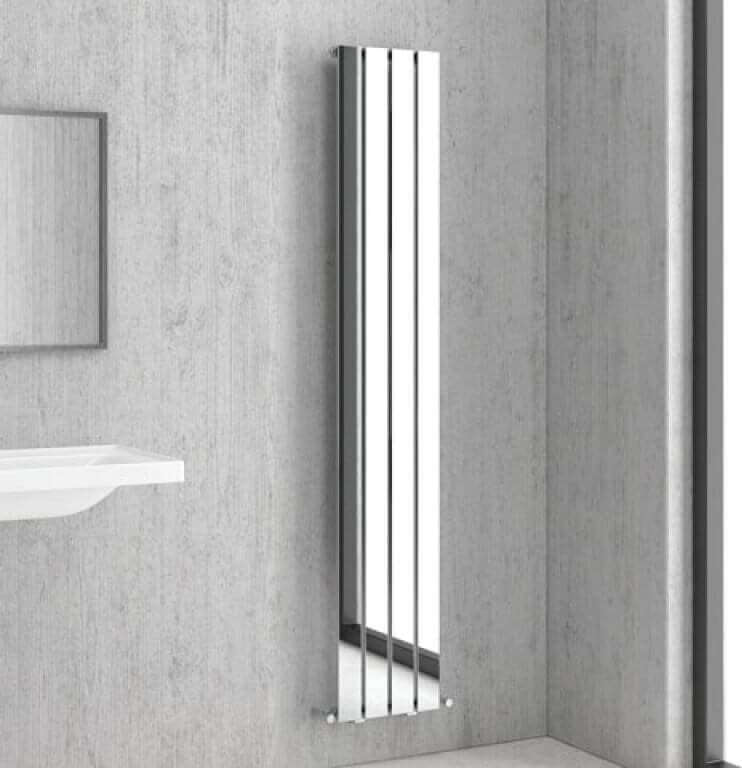 Radiatore Termoarredo Cromato Bagno Design Verticale Finitura Cromata 180x31cm Design Moderno a Tubi Verticali Piatti Fai da te/Prodotti per la costruzione/Riscaldamento e raffreddamento/Impianti di riscaldamento centralizzato e accessori/Radiatori Shopbagno.it - Roma, Commerciovirtuoso.it