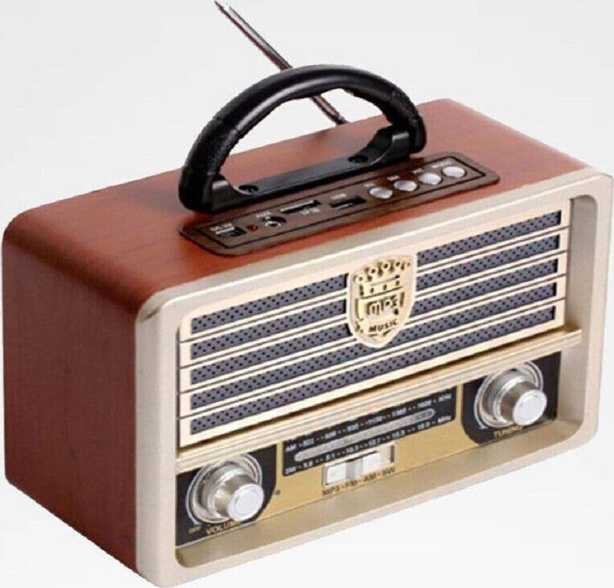 Radio Portatile Musica Sveglia Design Retro Stile Usa Vintage Usb Fm/am Q-yx2022 Elettronica/Audio e video portatile/Radio portatili Boombox Trade Shop italia - Napoli, Commerciovirtuoso.it
