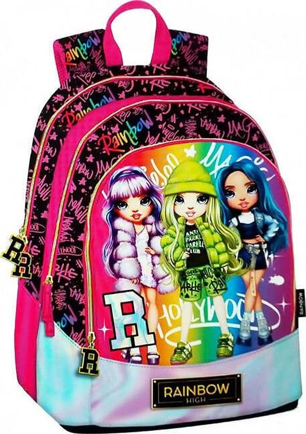 Rainbow High Zaino Organizzato Asilo Bambina Zainetto 2 Scomparti Tasche Esterne Spallacci Imbottiti Franco Cosimo Panini in Zainetti per bambini Cartolibreria La Fenice - Spadafora, commercioVirtuoso.it