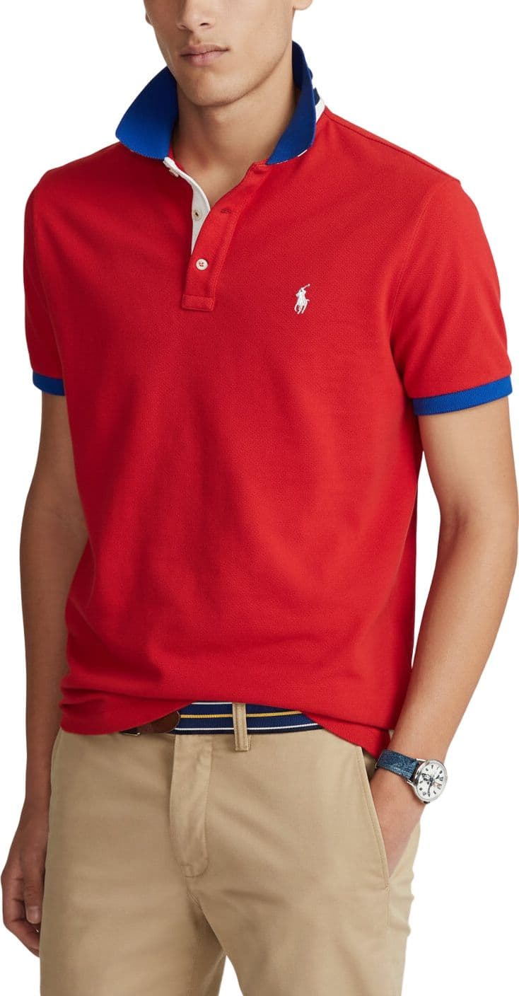 Ralph Lauren Polo Uomo Mezze Maniche E Colletto Polo Slim-Fit Maniche Corte Pony Ricamato Cotone Polo Fashion Colletto e Bordi a Contrasto Moda/Uomo/Abbigliamento/T-shirt polo e camicie/Polo Euforia - Bronte, Commerciovirtuoso.it