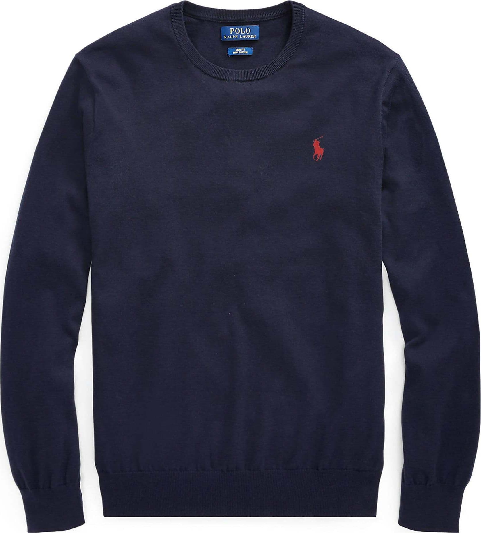 Ralph Lauren Pullover da Uomo a Girocollo 100% Cotone Maglia Polo con Logo Ricamato a Maniche Lunghe Moda/Uomo/Abbigliamento/Maglioni e cardigan/Maglioni Euforia - Bronte, Commerciovirtuoso.it