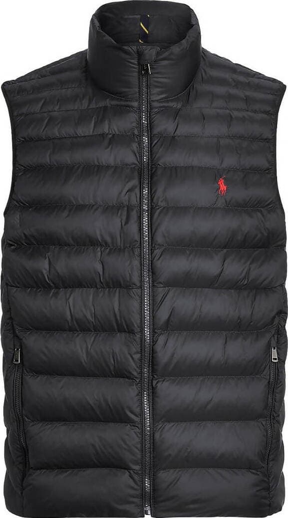 Ralph Lauren Smanicato Uomo Imbottito Tinta Unita Piumino Senza Maniche Collo Alto, Zip E Tasche Moda/Uomo/Abbigliamento/Giacche e cappotti/Gilet Euforia - Bronte, Commerciovirtuoso.it