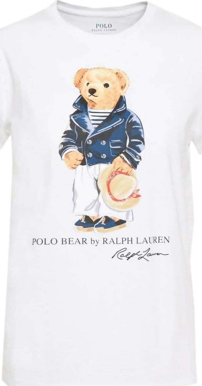 Ralph Lauren Uomo T-Shirt Maglietta Bianca Con Polo Bear Orsetto Maniche Corte in Cotone Moda/Uomo/Abbigliamento/T-shirt polo e camicie/T-shirt Euforia - Bronte, Commerciovirtuoso.it