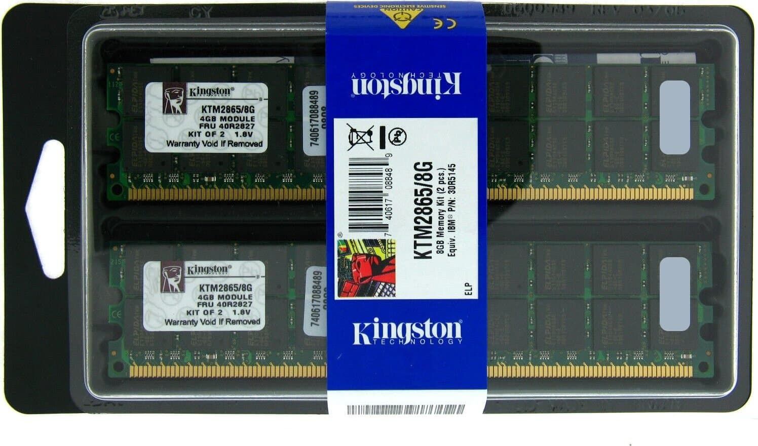 Ram per Server KTM2865/8G 8 GB (2x4 GB) PC2-3200 DDR2-400 240 PIN in 85cento.it - Potenza, commercioVirtuoso.it