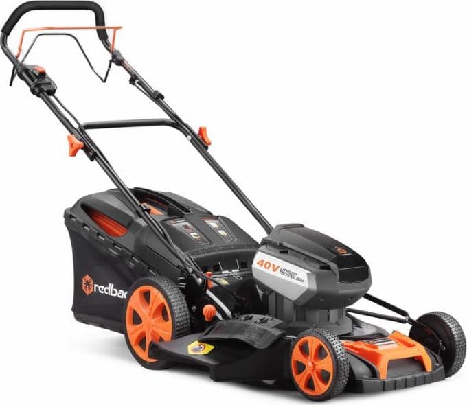 Rasaerba a batteria Redback 40V E146CV in Tagliaerba con lama rotante GardenStore - Novellara, commercioVirtuoso.it