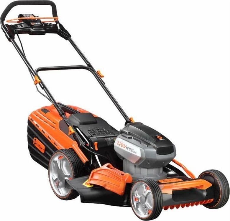 Rasaerba a batteria Redback 120V in Tagliaerba con lama rotante GardenStore - Novellara, commercioVirtuoso.it