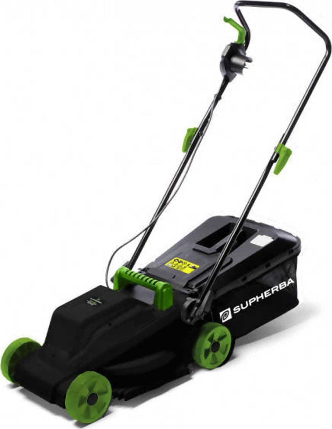 Rasaerba Elettrico 1200w A Spinta Con Taglio Regolabile A 3 Posizioni E Cesto Raccogli Erba 30lt - Supherba Taglia Erba in Tagliaerba con lama rotante Fermarket Ferramenta Fai da te - Fabriano, commercioVirtuoso.it