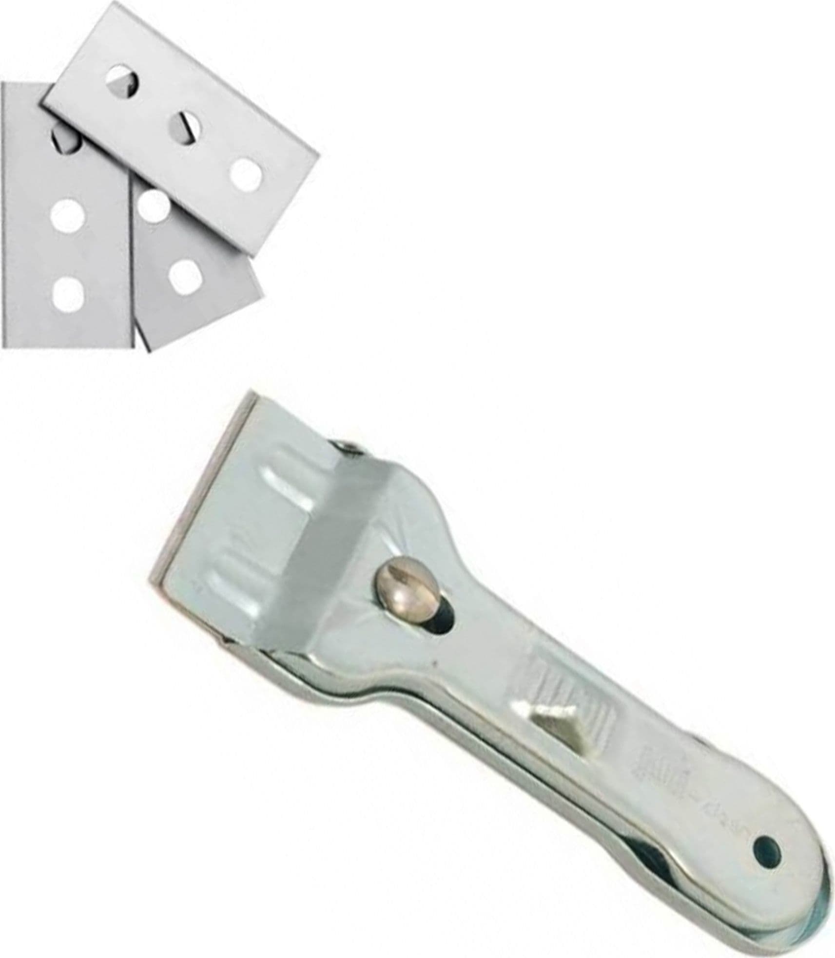 RASCHIETTO IN METALLO + LAME TAGLIERINO PROFESSIONALE CUTTER LEVIGA PER VERNICE Fai da te/Utensili elettrici e a mano/Utensili a mano/Raschietti Trade Shop italia - Napoli, Commerciovirtuoso.it
