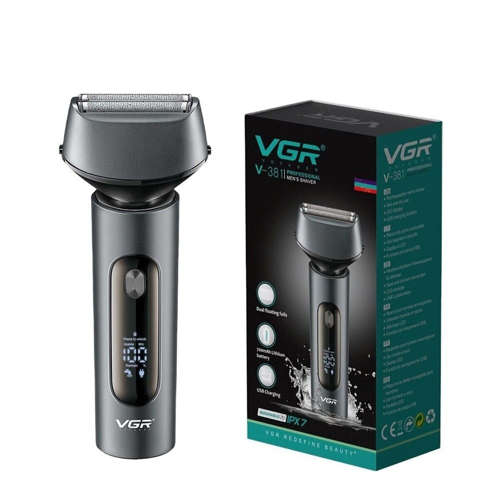 Tagliacapelli Professionale VGR V-381 – Rasoio Foil Shaver Barber Precisione in Rasoi a testine rotanti Trade Shop italia - Napoli, commercioVirtuoso.it