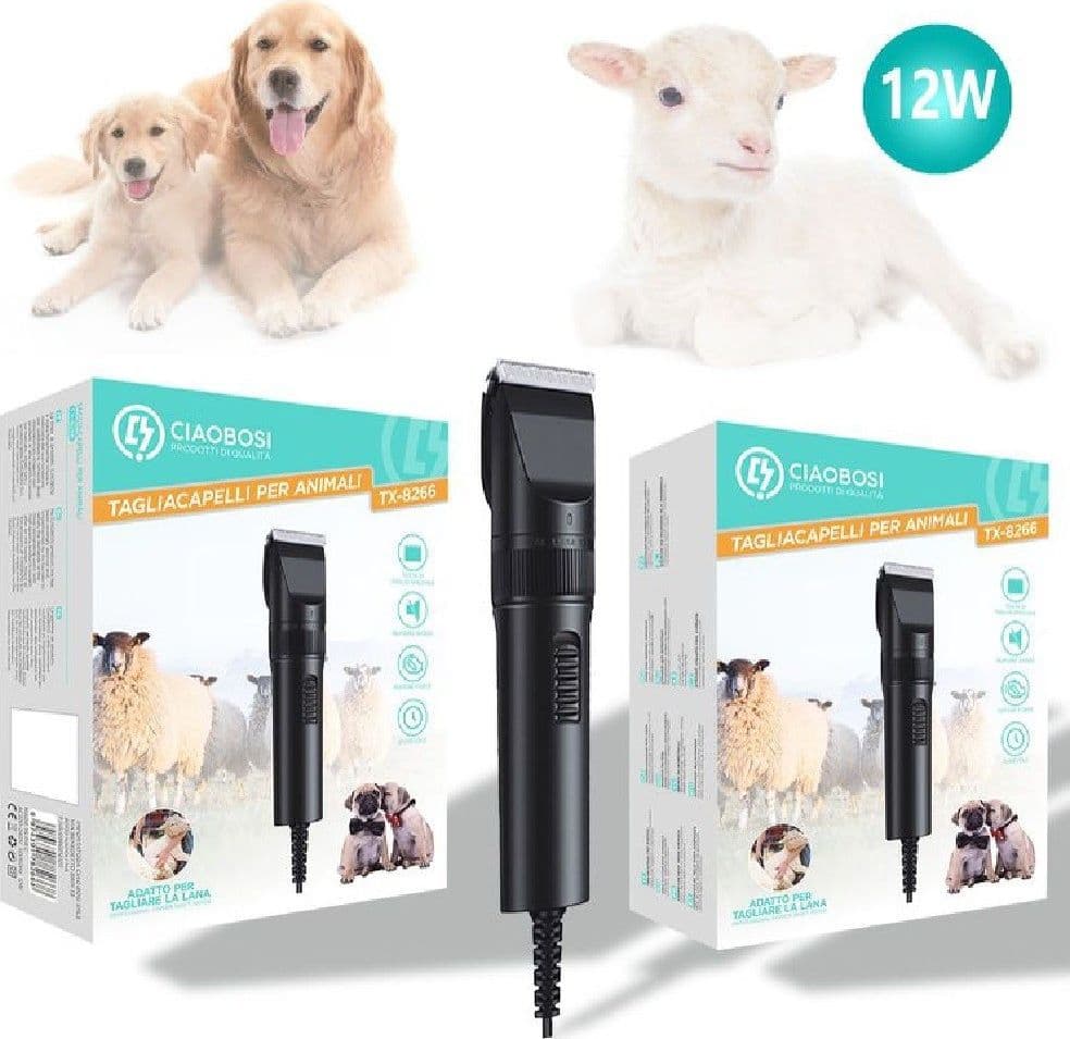 Rasoio Tosatrice Taglia Capelli Peli Animali Domestici Cani Gatti 12watt Tx-8266 Salute e cura della persona/Rasatura epilazione e rimozione peli/Regolabarba tagliacapelli e rasoi per il corpo/Tagliacapelli Trade Shop italia - Napoli, Commerciovirtuoso.it