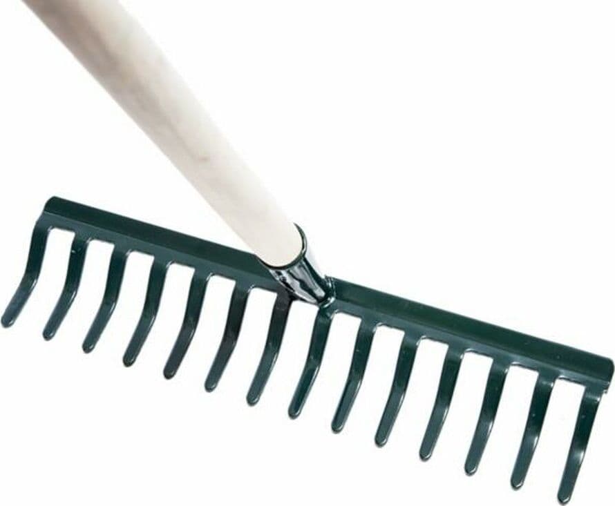 Rastrello a 16 denti senza manico in Rastrelli GardenStore - Novellara, commercioVirtuoso.it