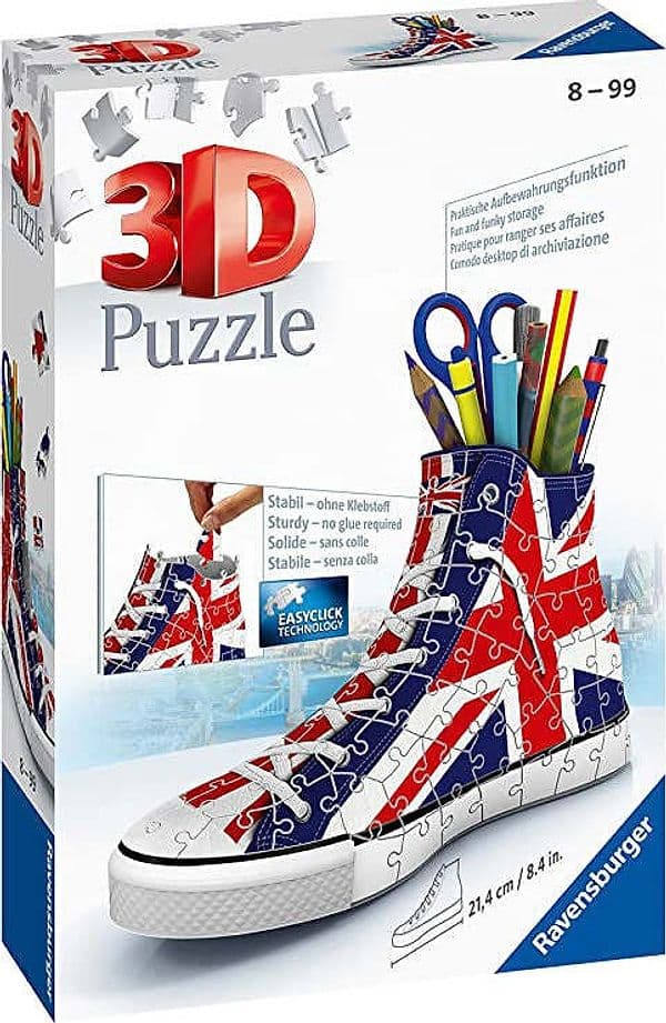 RAVENSBURGER-3D-Puzzle-Portapenne-Bandiera-del-Regno-Unito