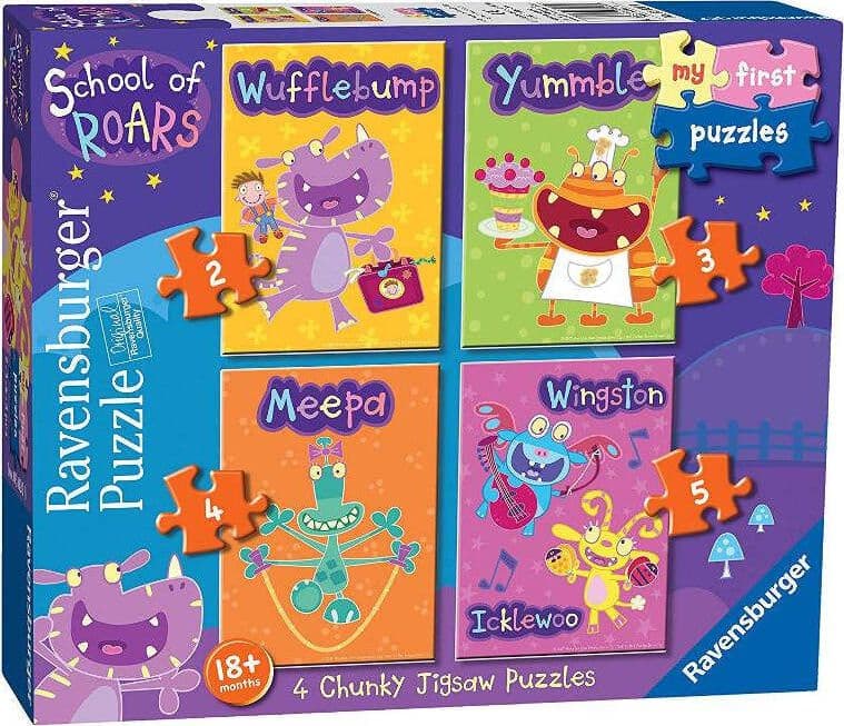 RAVENSBURGER-School-of-Roars-My-First-Puzzle-2-3-4-5-Pezzi