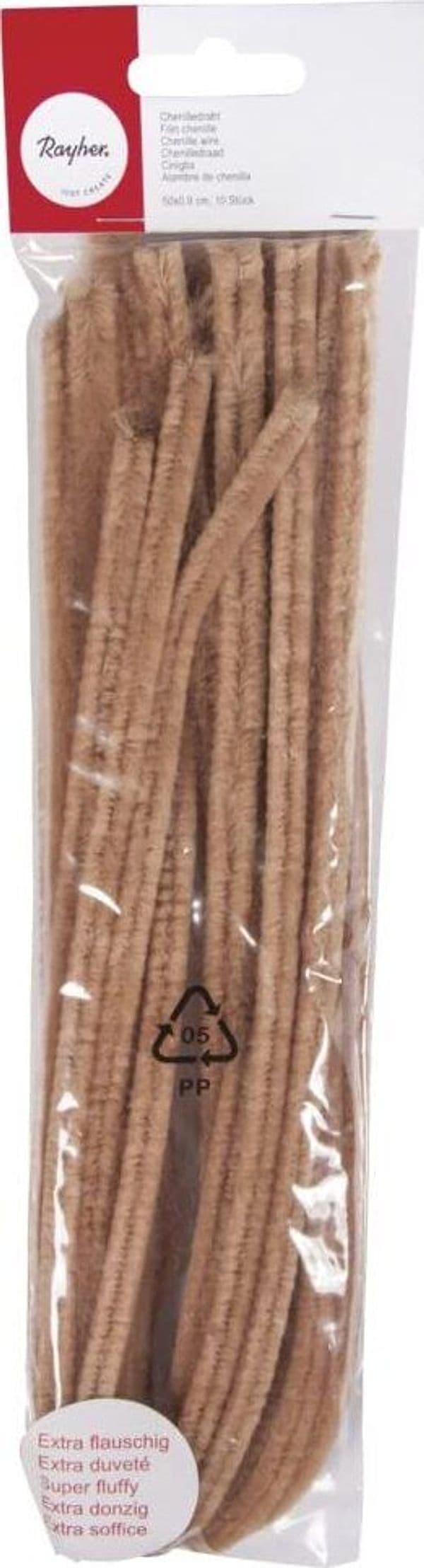 RAYHER---10-FILI-IN-CINIGLIA-50CM-9MM-BEIGE