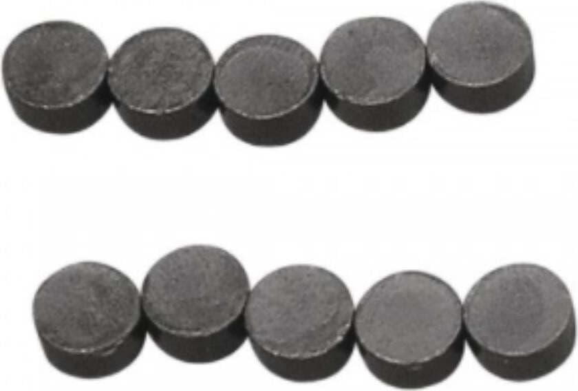 RAYHER---10-PEZZI---CALAMITA-PICCOLE-E-SPESSE-Ø8MM---4MM-COLORE-NERO
