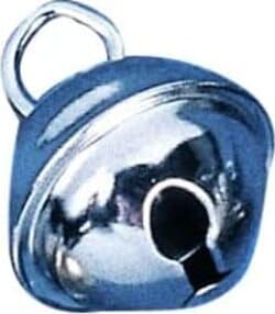 RAYHER - 10 PEZZI - CAMPANELLI IN METALLO SFERICI - Ø9MM - COLORE ARGENTO