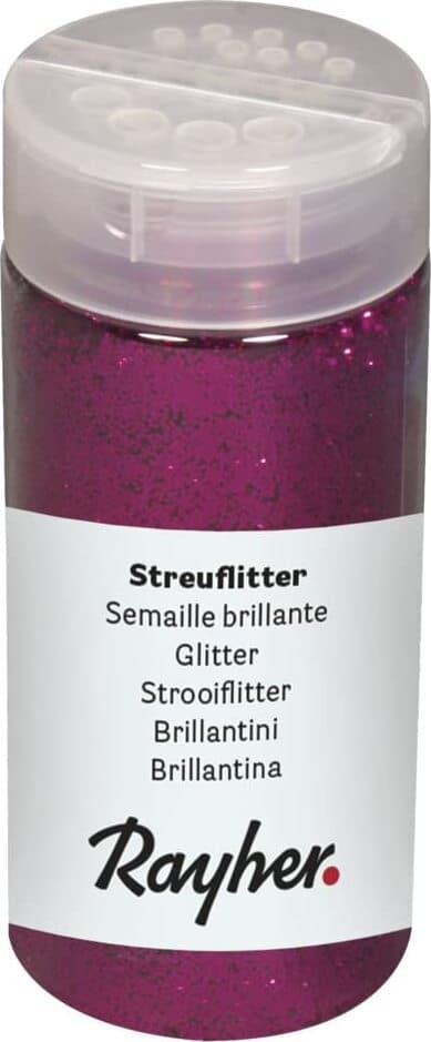 RAYHER---110gr---BRILLANTINI-COLORE-ROSA