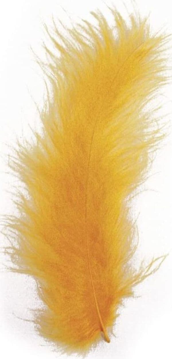 RAYHER---15-PEZZI---PIUMINI-SOFFICI-IN-VELCRO-10-15CM---COLORE-ARANCIO