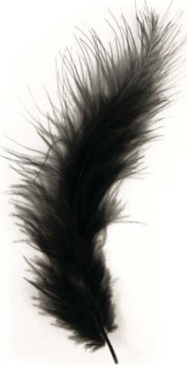 RAYHER---15-PEZZI---PIUMINI-SOFFICI-IN-VELCRO-10-15CM---COLORE-NERO