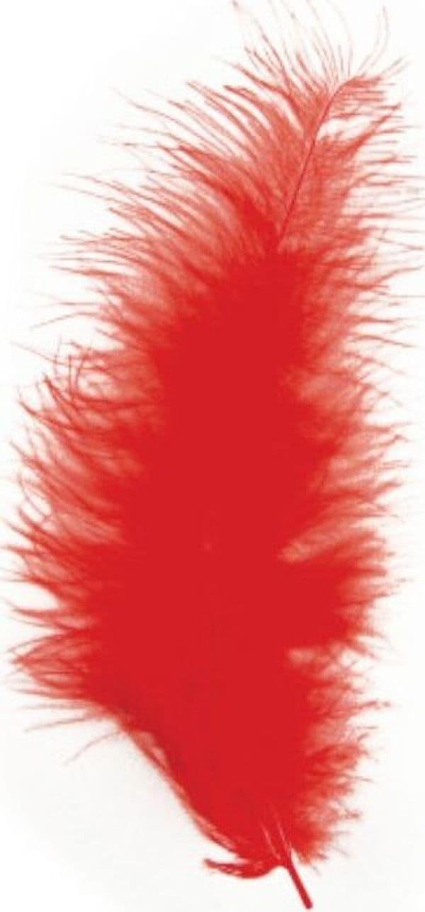 RAYHER---15-PEZZI---PIUMINI-SOFFICI-IN-VELCRO-10-15CM---COLORE-ROSSO