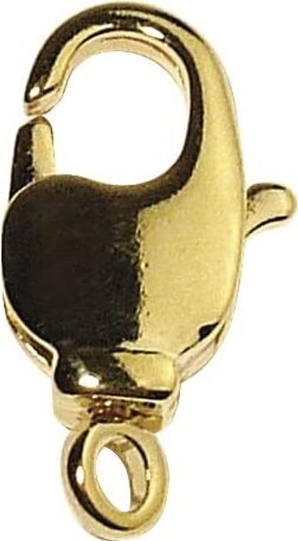 RAYHER---2-PEZZI---CHIUSURA-PER-BRACCIALI/COLLANE-A-MOSCHETTONE-CON-OCCHIELLO-GIREVOLE-8,9X16,8MM---COLORE-ORO